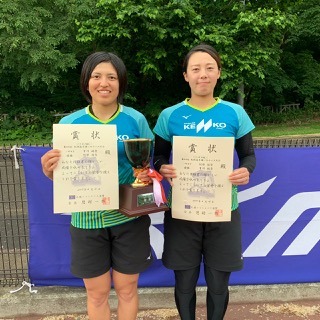 札幌選手権大会 中川・阿部ペア  優勝